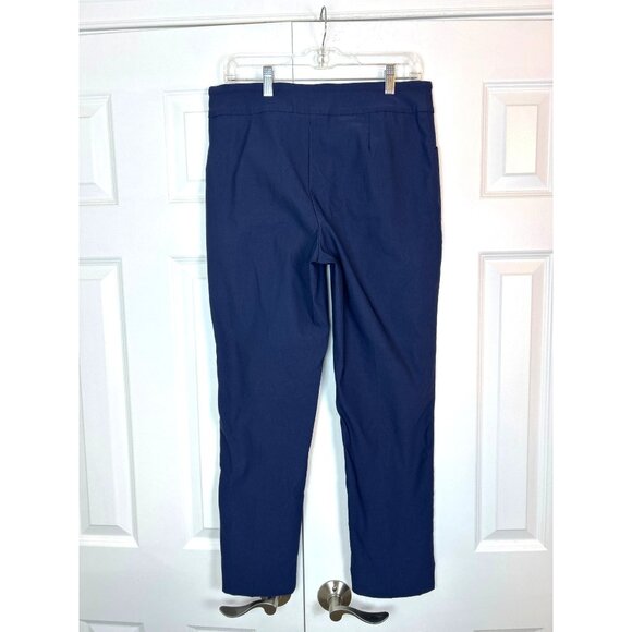 NWT Tribal Flatten It Tummy Control Ankle Pants Navy Lightweight Size 12 - Picture 11 of 11